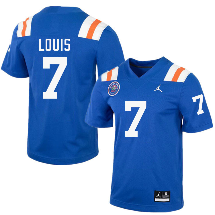 Byron Louis Florida Jersey,Florida Gators #7 Byron Louis Uniforms,Jersey Youth-Throwback Royal